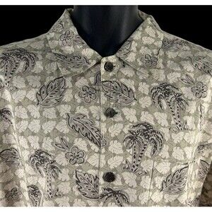 Cactus Black Label Men’s XXL Hawaiian Style Button Up Short Sleeve Shirt